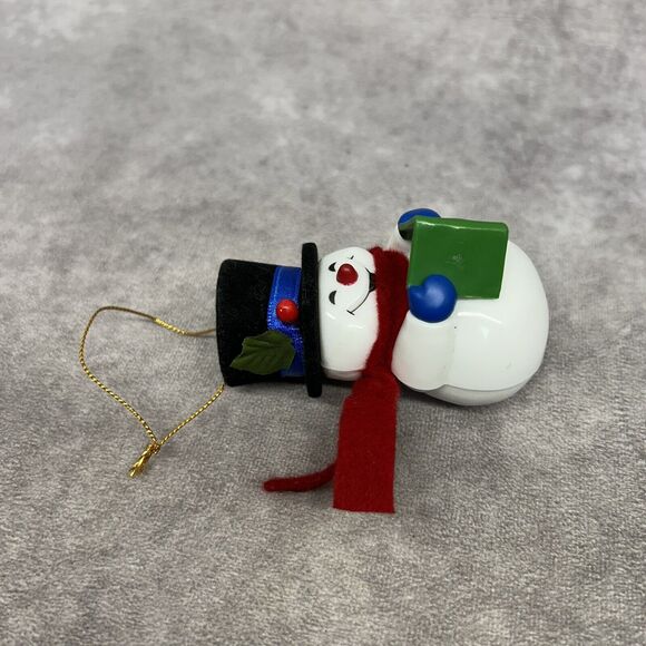 Vintage HMK Snowman Hard Plastic String Light Covers /Ornaments - Picture 6 of 12